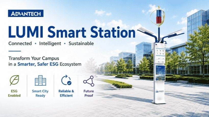 Nâng cấp khuôn viên doanh nghiệp thông minh hơn với LUMI Smart Station