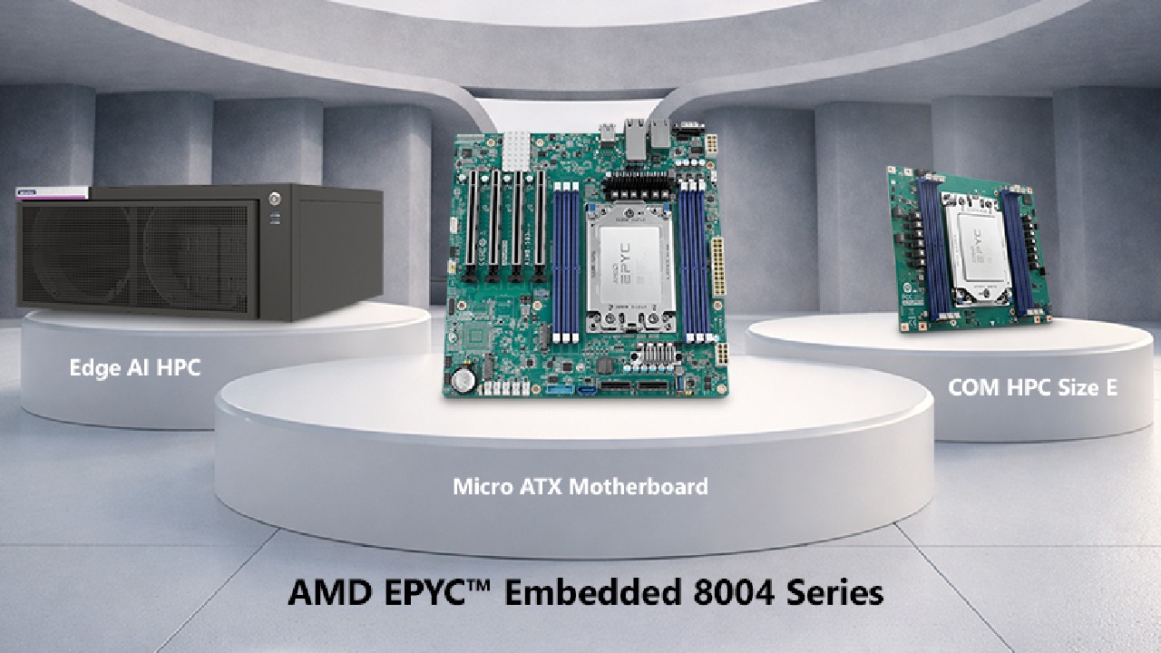 Discover how Advantech powers high-performance edge computing with AMD EPYC™ Embedded 8004 Series processors. Delivering server-grade performance and exceptional energy efficiency, this solution is perfectly designed to accelerate AI workloads in space-constrained environments.