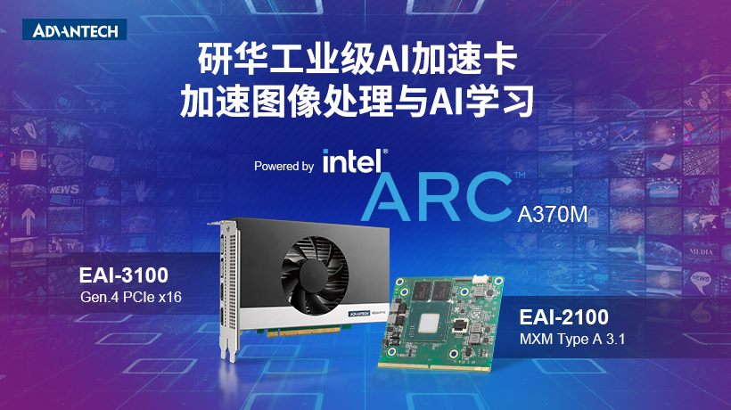 研华推出首款采用英特尔Arc显卡的工业级GPU卡—EAI- - Advantech