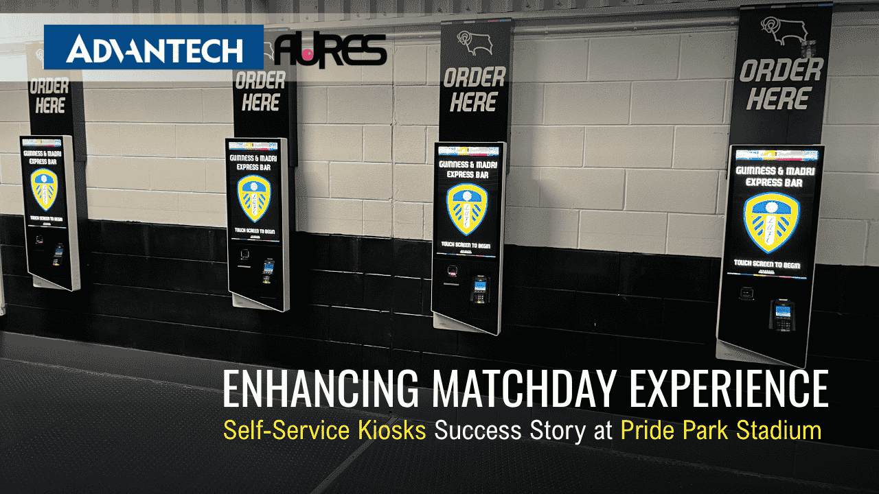 Enhancing Matchday Experience with ADVANTECH-AURES Kiosk at Pride Park Stadium
