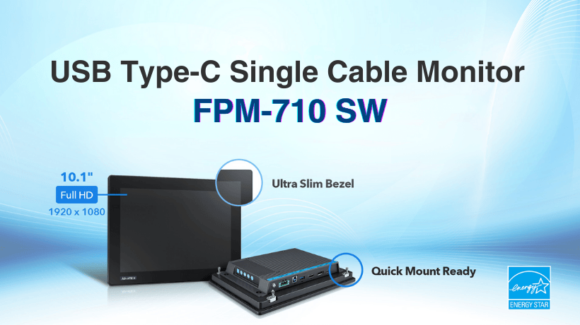 USB Type-C Single Cable Monitor FPM-710 SW