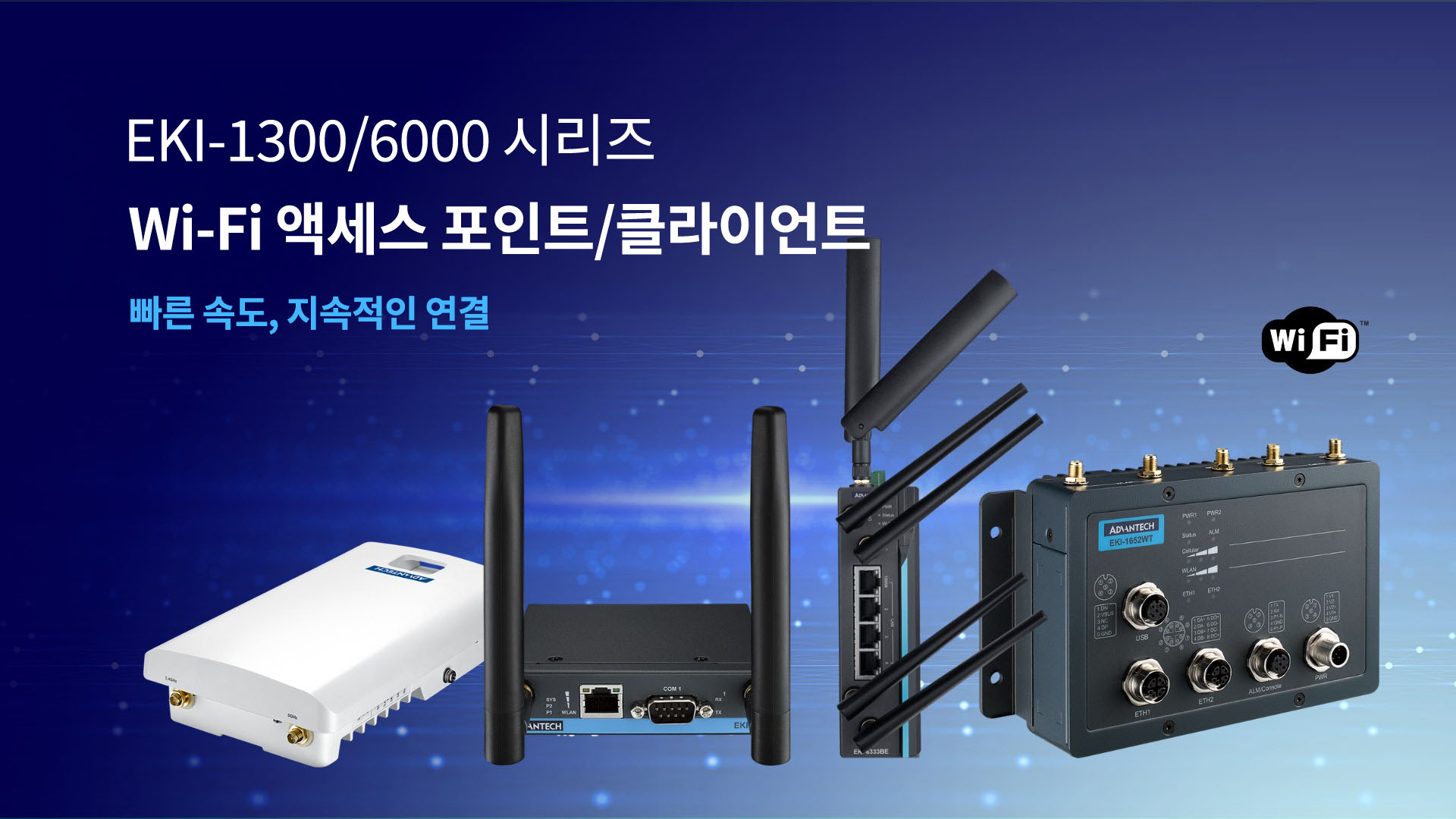 EKI-1300/6000 Series, Wi-Fi Access Points/Clients
