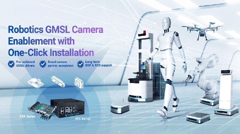 Advantech mở rộng hệ sinh thái đối tác hỗ trợ phát triển camera GMSL cho robot hình người, AMR và robot công nghiệp