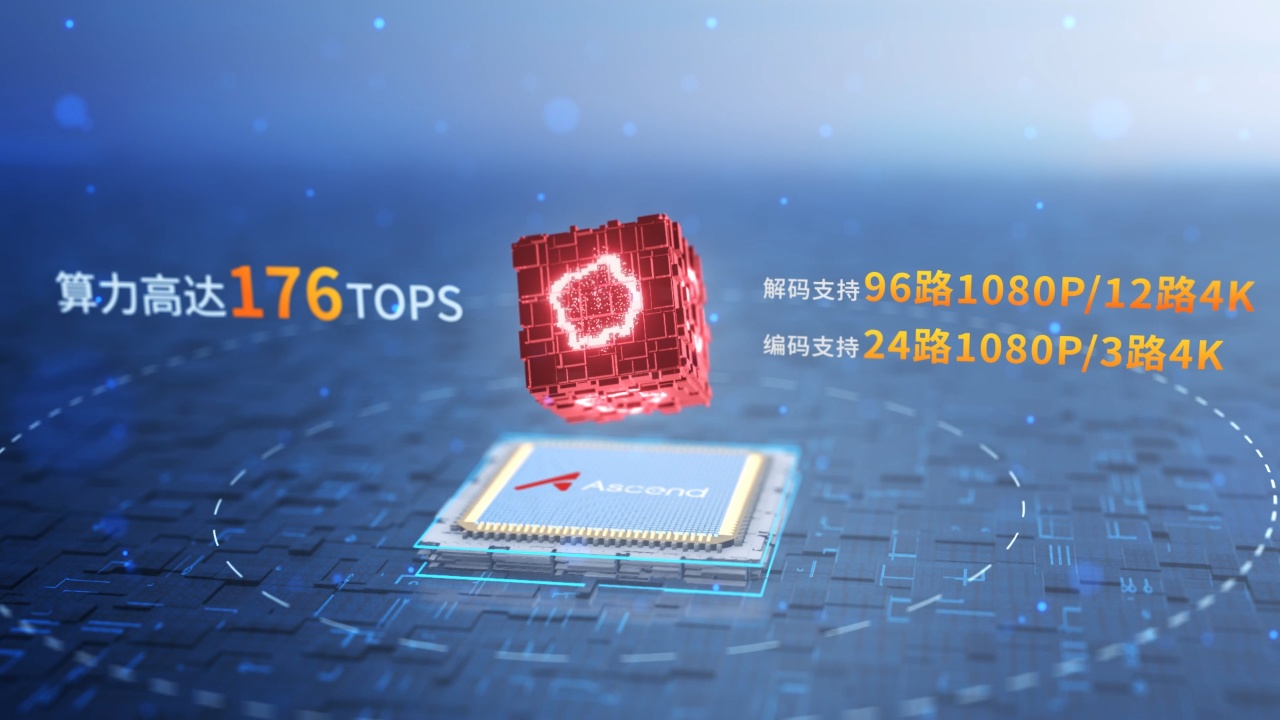 国产昇腾芯,强劲算力与出色编解码能力