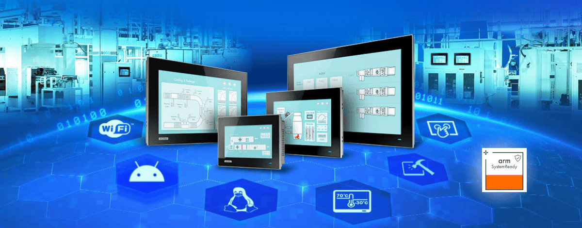 Web-browser Advantech HMI Panel pc