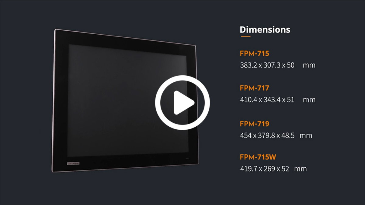 View more about Advantech Industrial Monitors