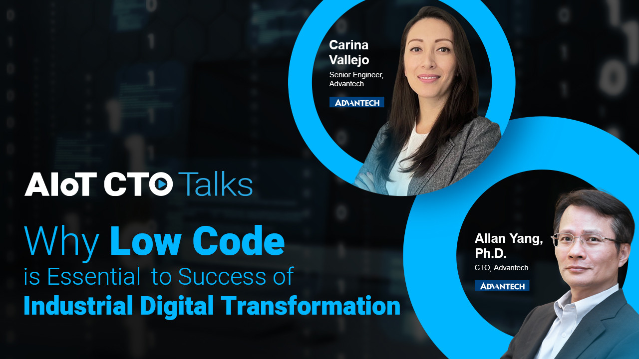 Embedded Cto Machine Readable Code AIoT CTO Talks | Why Low Code is Essential to Su - Advantech