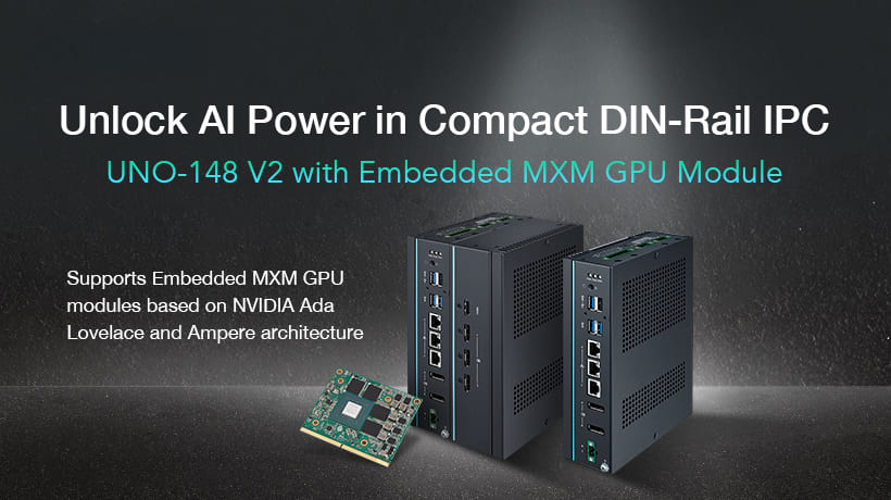 Ultra compact IPC with embedded gpu card