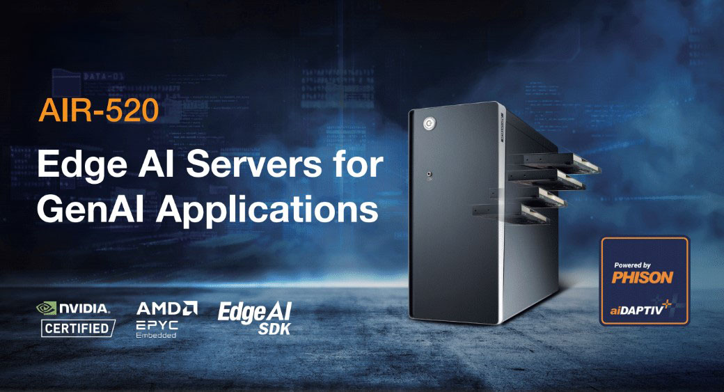 The 33rd Taiwan Excellence Silver Award Winner – Advantech AIR-520 On-premise Large Language Model (LLM) Edge AI Server
