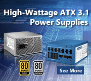 High-Wattage ATX 3.1 Power Supplies
