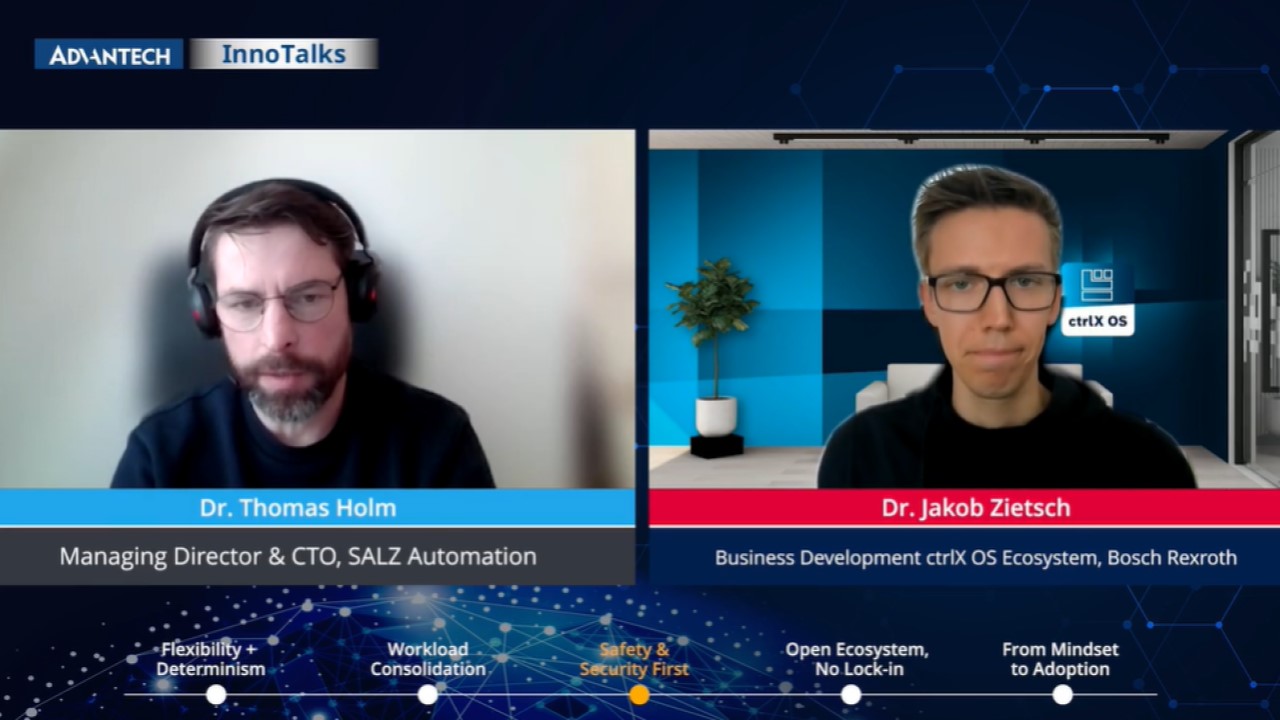 Safety &amp; Security First in Software-Defined Automation (ft. acontis, SALZ, Bosch Rexroth), InnoTalks EP27 (3/5)