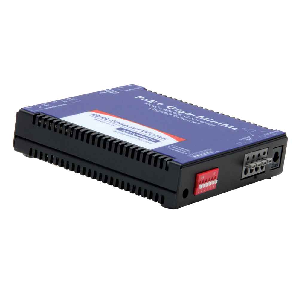 IMC-390-SE-US - Miniature PoE+ Media Converter
