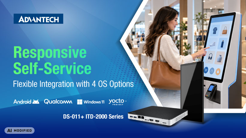 DS-011 + ITD-2000: giải pháp cho các ki-ốt thông minh trong bán lẻ