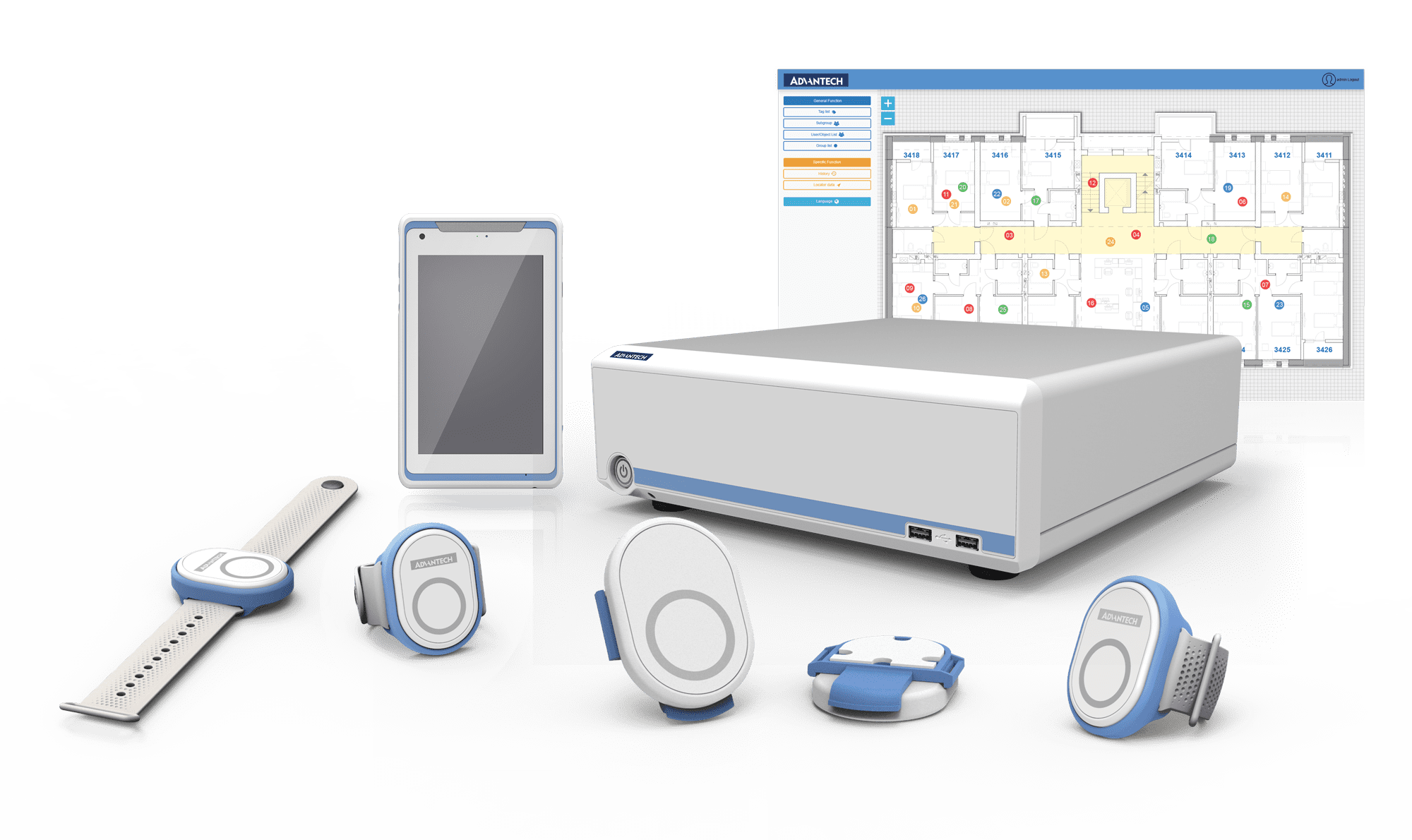 Advantech Launches Real Time Location System RTLS Solution Ready Package SRP For Healthcare