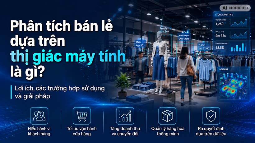 Phân tích bán lẻ dựa trên thị giác máy tính là gì? Lợi ích, các trường hợp sử dụng và giải pháp