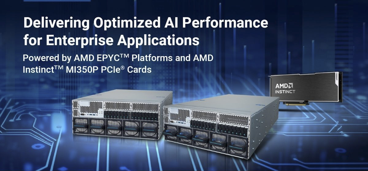 SKY-642E3 and AMD Instinct™ MI350P PCIe® GPUs