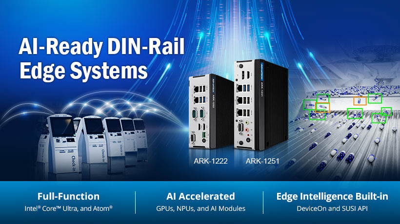 Advantech ra mắt máy tính biên mới, hỗ trợ lắp DIN-Rail cho ứng dụng tự động hóa máy móc