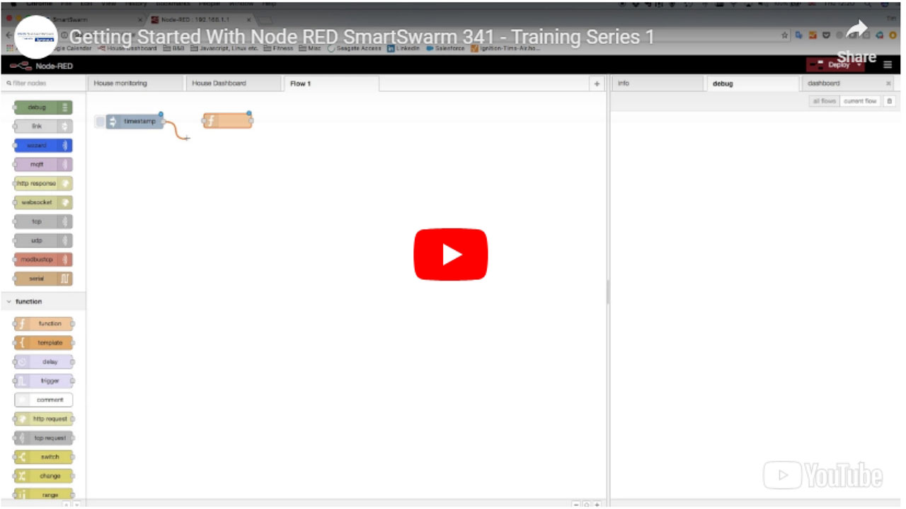 Getting Started With Node RED SmartSwarm 341 - Training Seri - Advantech