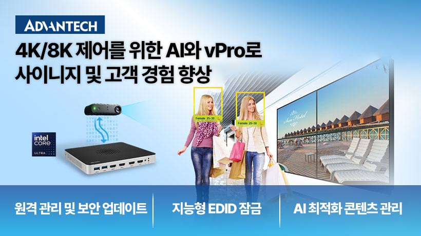 Enhancing the Customer Experience with AI and vPro Technology in 4K/8K Digital Signage