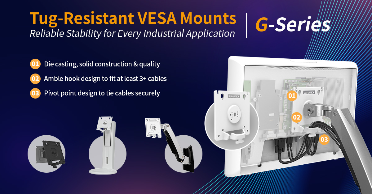 Tug-Resistant VESA Mounts | G-Series
