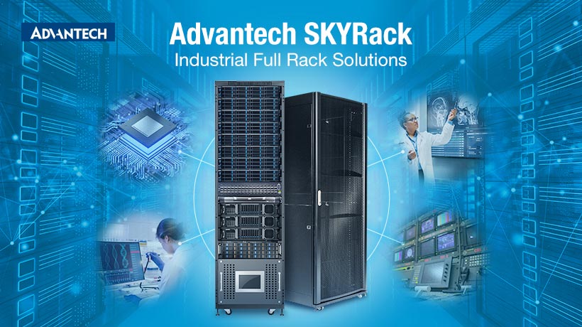 Contech Pyramid Rack Advantech ra mắt giải pháp rack máy chủ SKYRac - Advantech