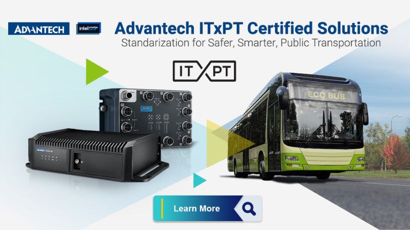 Advantech Strengthens Commitment to Smart Public Transportation with ITxPT Membership and Certification