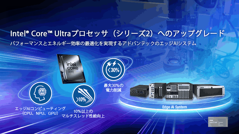 Intel® Core™ Ultra プロセッサ（シリーズ2） - アドバンテック