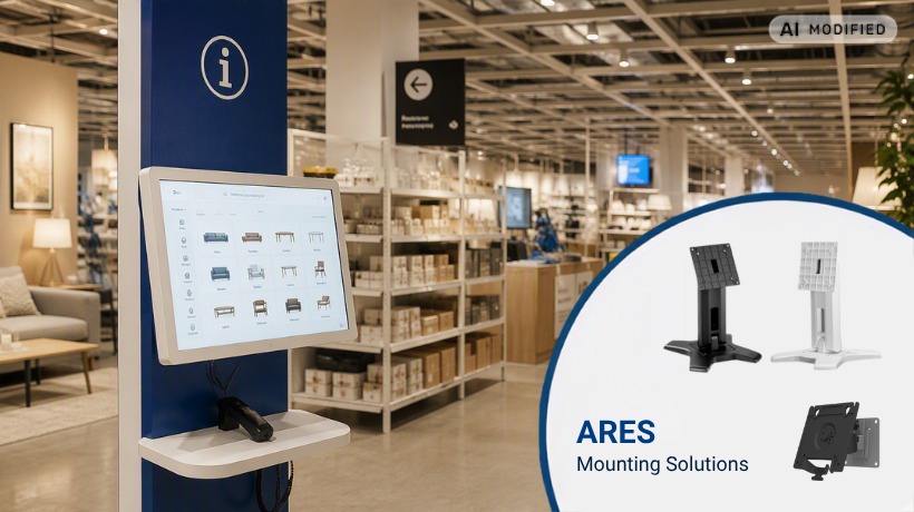Advantech’s ARES Series Enables Flexible, Future-Proof Mounting Infrastructure Across Global Retail Networks