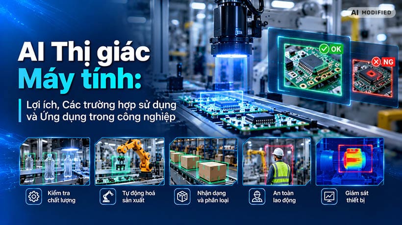Machine Vision AI: Lợi ích, Các trường hợp sử dụng và ứng dụng trong công nghiệp