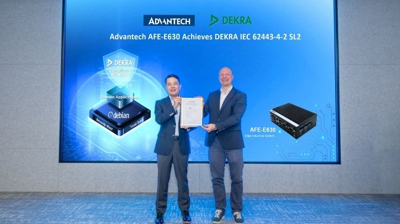 Advantech AFE-E630 Achieves DEKRA IEC 62443-4-2 SL2 for Energy and Industrial Edge Applications