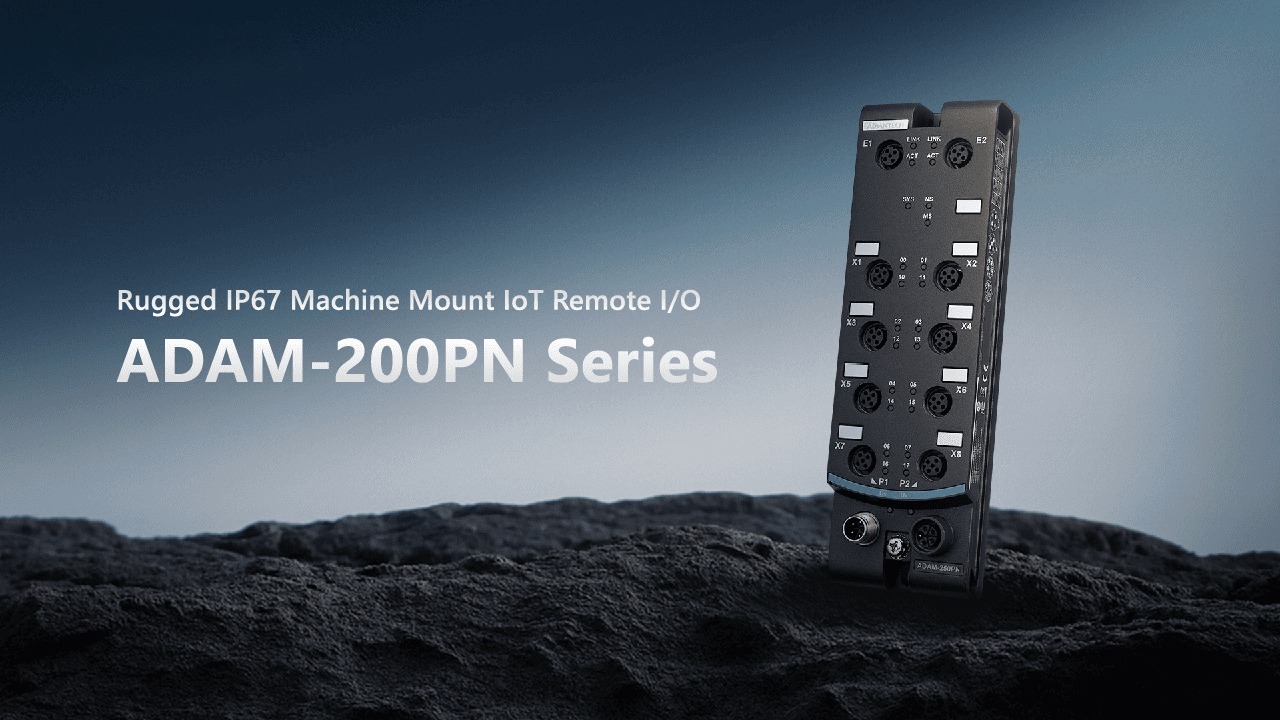 Rugged IP67 Machine Mount IoT Remote I/O - Advantech