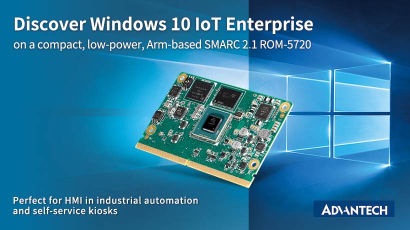 Windows 10 IoT Enterprise on Arm_Advantech ROM-5720