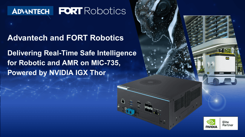 Advantech and FORT Robotics Collaborate to Advance Safe Physical AI on MIC-735