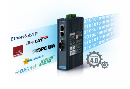 Modbus, Fieldbus 및 이더넷 연결 간 변환
