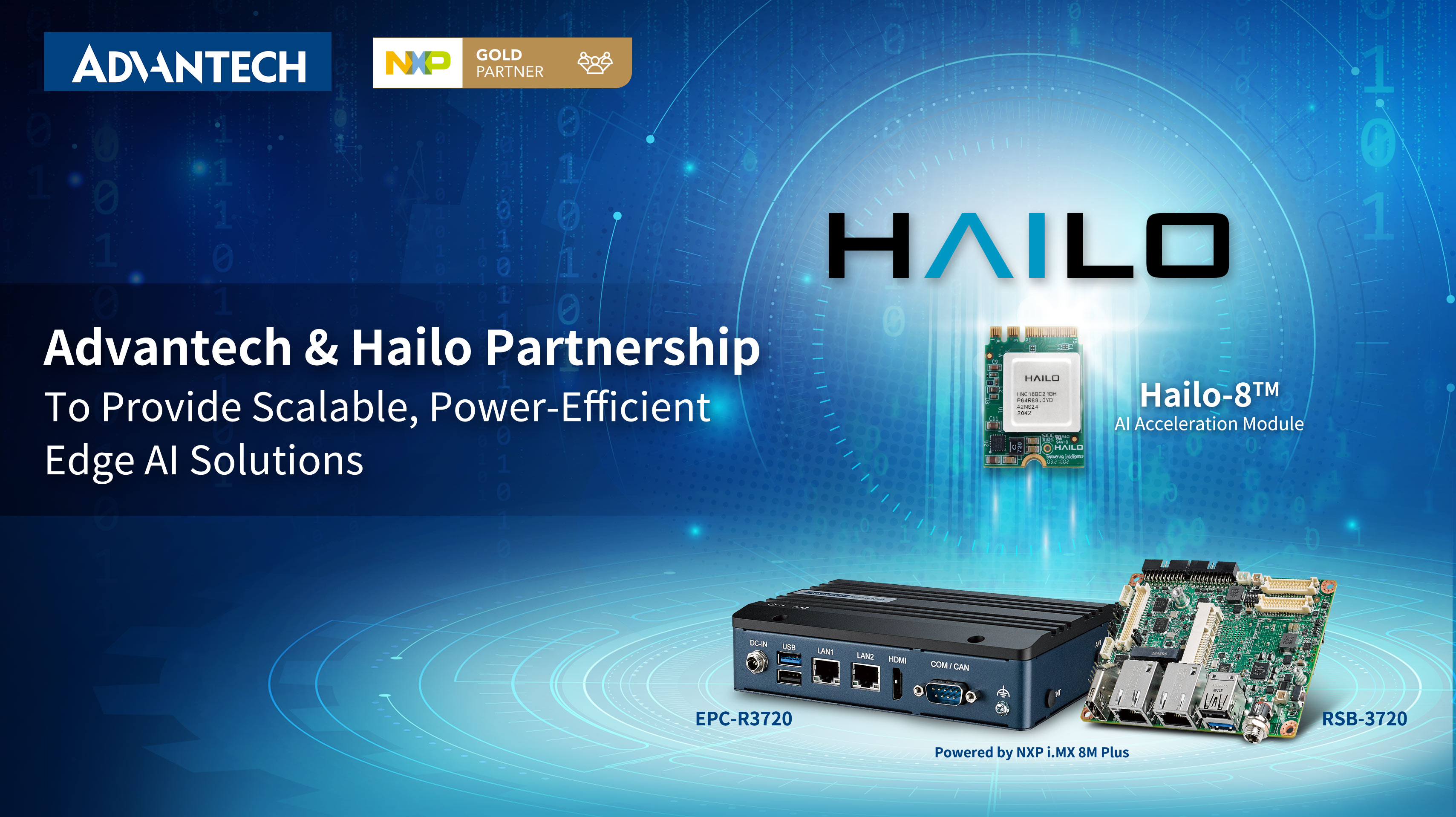 Advantech và Hailo hợp tác để cung cấp các giải pháp Edge AI có thể mở rộng, hiệu quả về năng lượng