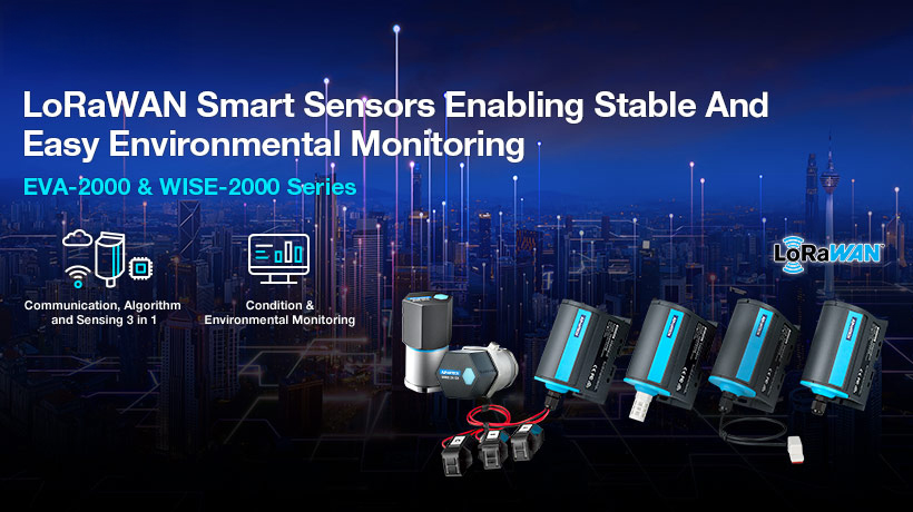 Advantech Launches EVA-2000 Series Wireless LoRaWAN Technology Sensors for Precision Environmental Monitoring