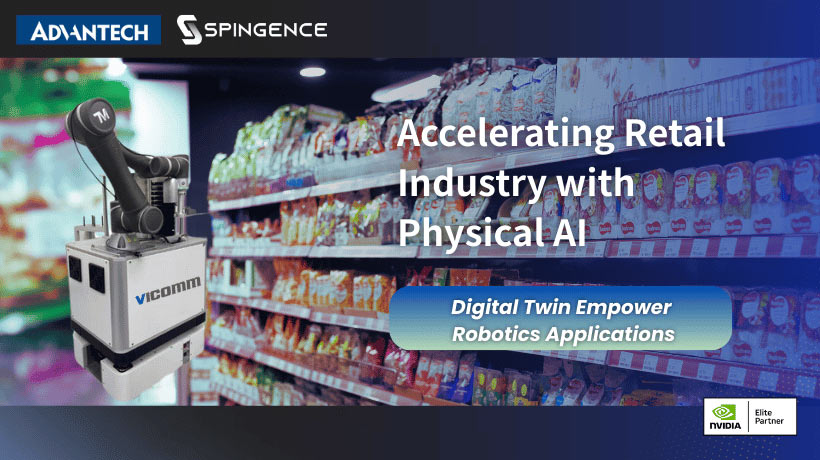 Advantech Partners with Spingence to Drive Physical AI in Robotic Retail Automation
