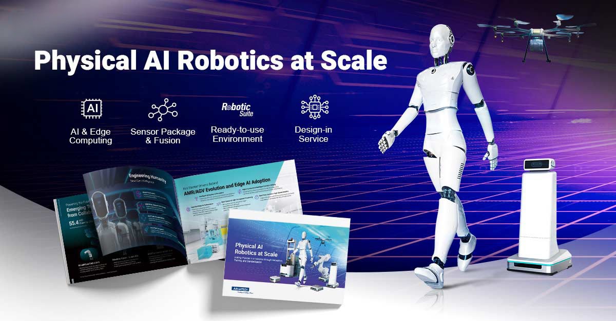 Advantech Accelerates Physical AI Robotics with Integrated Computing, Sensing, and Software Solutions