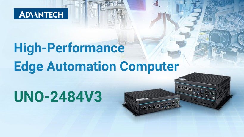 Advantech lance l’UNO-2484V3, un ordinateur Edge fanless haute performance pour les applications d’Edge Computing industriel