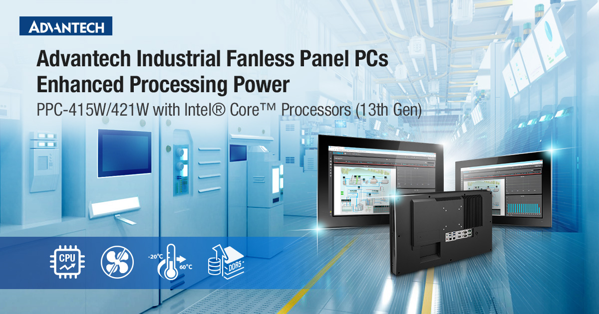 Advantech Industrial Fanless Panel PCs Enhanced - Advantech