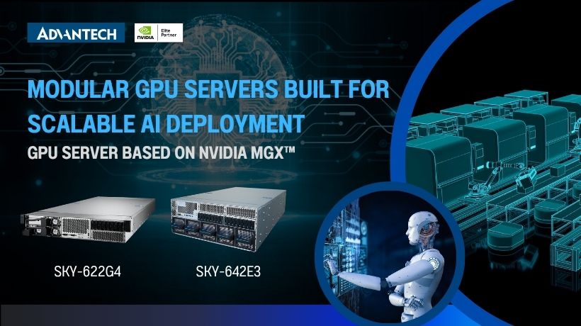 Advantech Showcases GPU Servers based on NVIDIA MGX for Scalable AI Deployment at COMPUTEX 2026