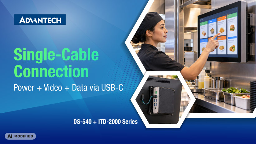 DS-540 + ITD-2000: Giải pháp hệ thống hiển thị trong nhà bếp