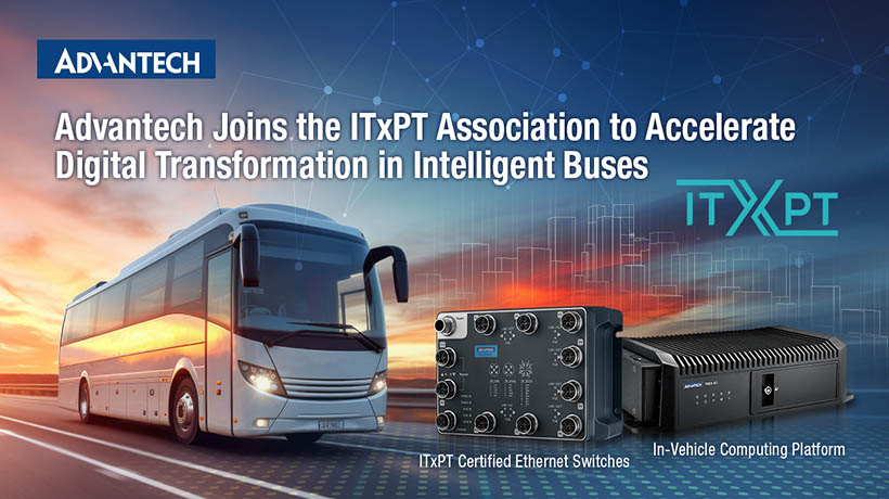 Advantech gia nhập hiệp hội ITxPT để thúc đẩy chuyển đổi số trong lĩnh vực xe bus thông minh