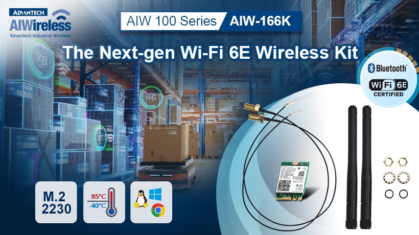 AIW-166K2 Module M.2 WiFi 6E + Bluetooth Advantech