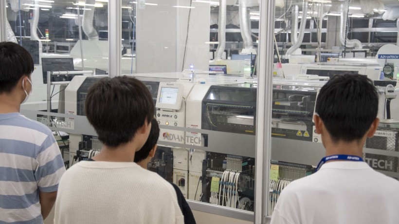 AIコースは、アドバンテックの直方事業所で開催したこともあり