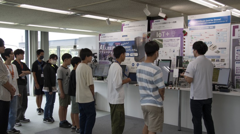 AIコースは、アドバンテックの直方事業所で開催したこともあり