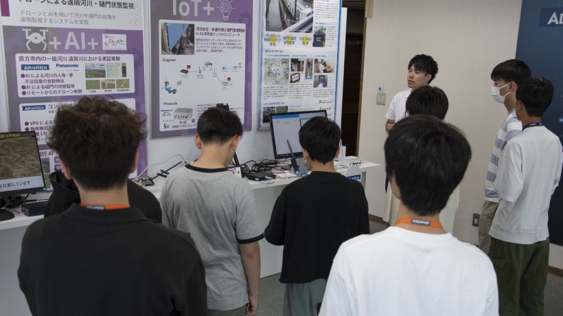 AIコースは、アドバンテックの直方事業所で開催したこともあり