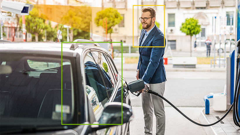 无人加油站AI监控系统