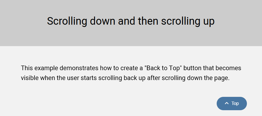 back-to-top-demo