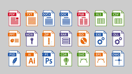 Images conveying file formats